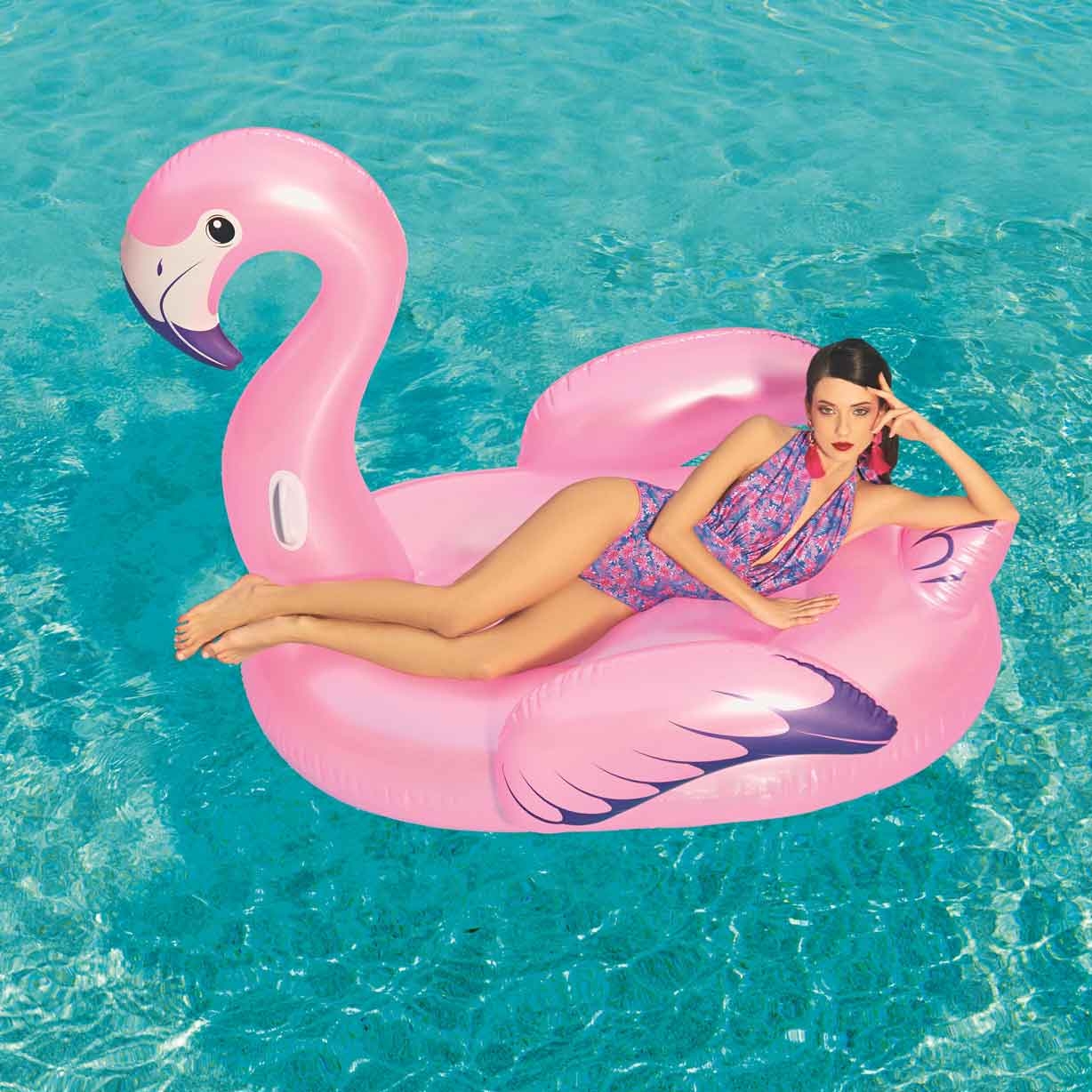Bestway  68" x 67"/1.73m x 1.70m Luxury Flamingo