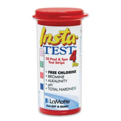 Teststickor Insta-TEST 4 röd, pH/klor/brom/alka/hårdhet, 50 st